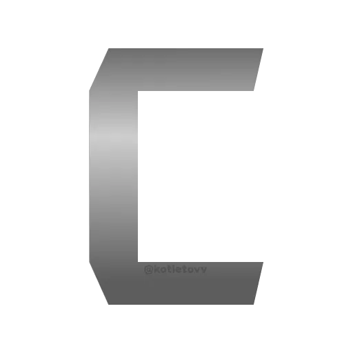 🤟 Эмодзи «Metal Font» для Telegram