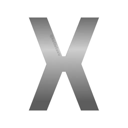 🤟 Эмодзи «Metal Font» для Telegram
