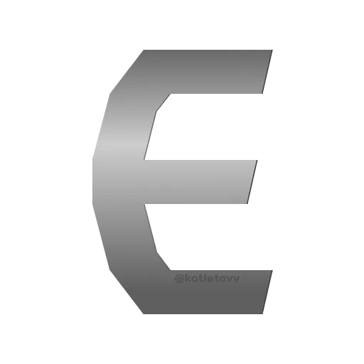 🤟 Эмодзи «Metal Font» для Telegram