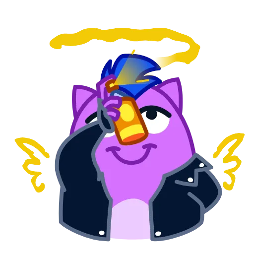 😇 Эмодзи «MetalHog» для Telegram