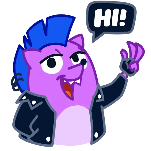 👋 Эмодзи «MetalHog» для Telegram
