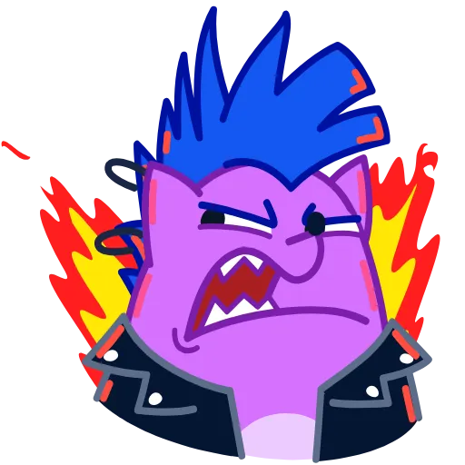 😡 Эмодзи «MetalHog» для Telegram