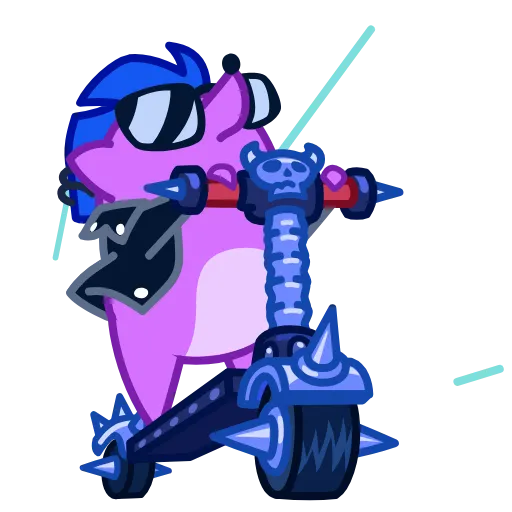 😎 Эмодзи «MetalHog» для Telegram