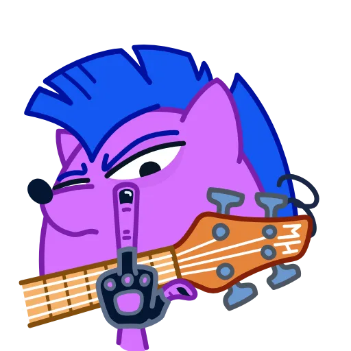 🖕 Эмодзи «MetalHog» для Telegram