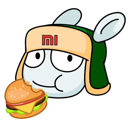 🍔 Эмодзи «Mi Bunny» для Telegram