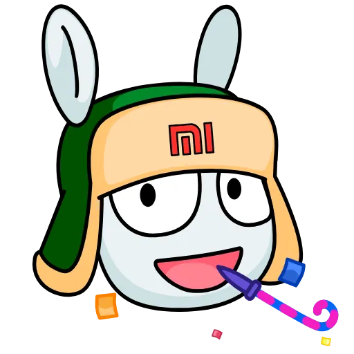 🥳 Эмодзи «Mi Bunny» для Telegram