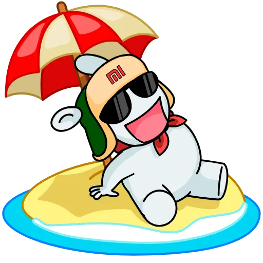 🏖 Эмодзи «Mi Bunny» для Telegram