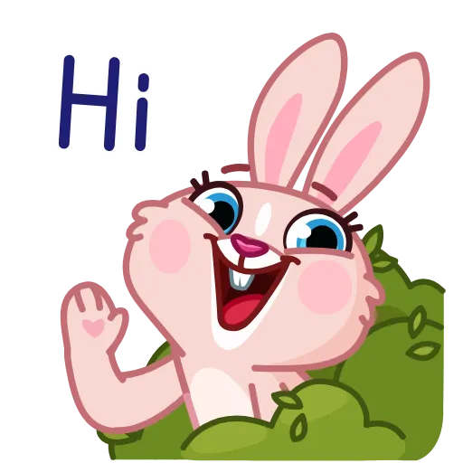 👋 Эмодзи «Mia Bunny» для Telegram