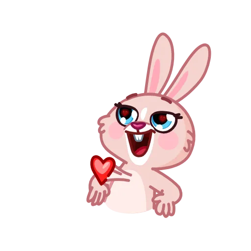 😍 Эмодзи «Mia Bunny» для Telegram