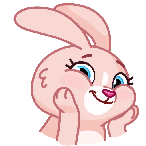 ☺️ Эмодзи «Mia Bunny» для Telegram