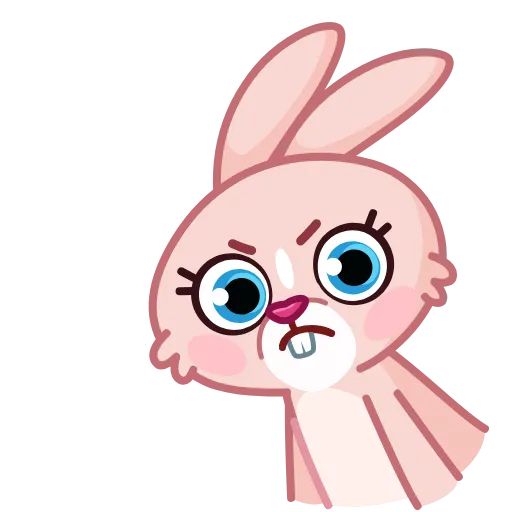 🤬 Эмодзи «Mia Bunny» для Telegram