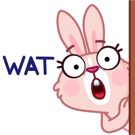 😳 Эмодзи «Mia Bunny» для Telegram