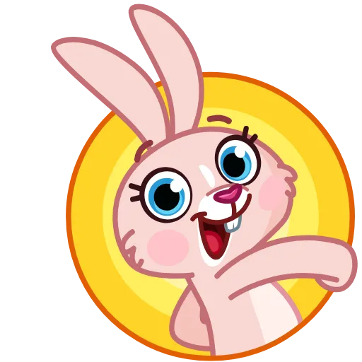 😅 Эмодзи «Mia Bunny» для Telegram