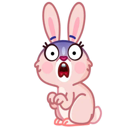 😨 Эмодзи «Mia Bunny» для Telegram