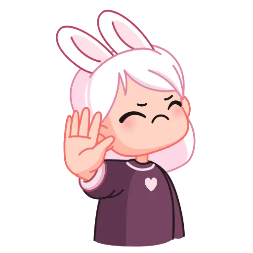 ✋ Эмодзи «Michiko» для Telegram