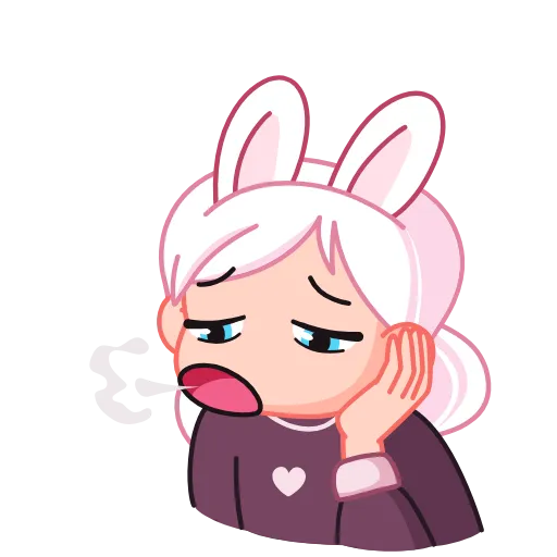 😮‍💨 Эмодзи «Michiko» для Telegram