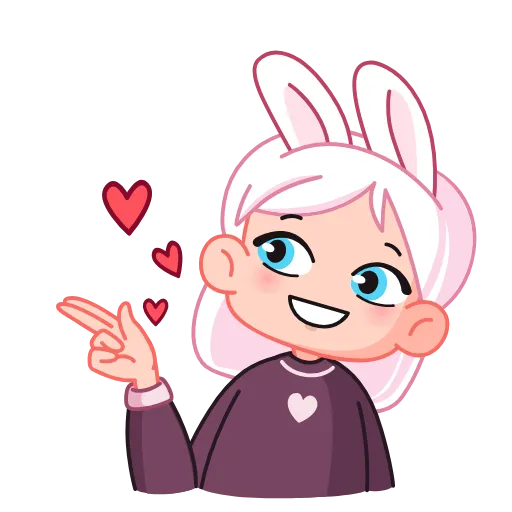 😘 Эмодзи «Мичико» для Telegram
