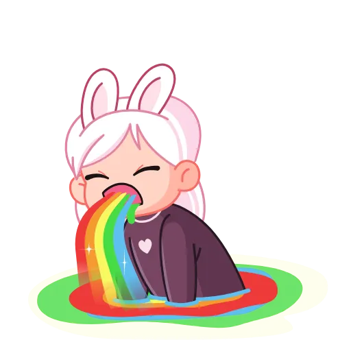 🤮 Эмодзи «Мичико» для Telegram