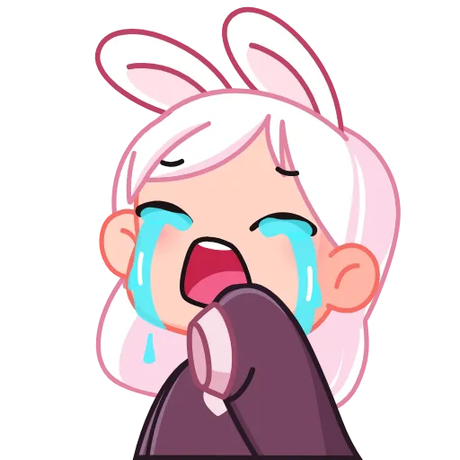 😭 Эмодзи «Мичико» для Telegram