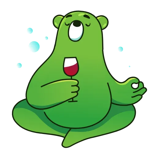🧘‍♀ Эмодзи «Midori Kuma» для Telegram