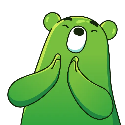 👏 Эмодзи «Midori Kuma» для Telegram