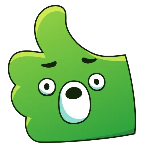 👍 Эмодзи «Midori Kuma» для Telegram