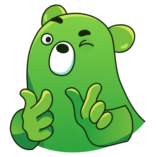 😉 Эмодзи «Midori Kuma» для Telegram