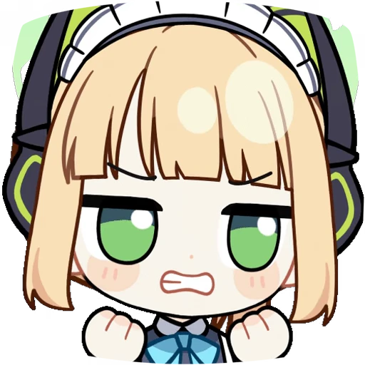 😡 Стикер «Saiba Midori Blue Archive» для Telegram