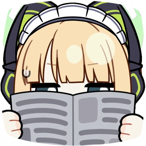 🤨 Стикер «Saiba Midori Blue Archive» для Telegram
