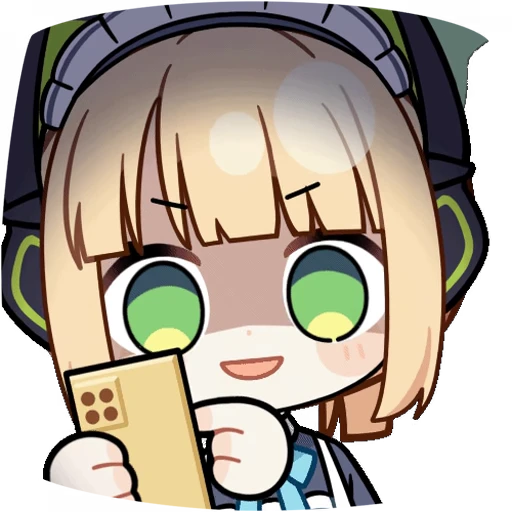 😈 Стикер «Saiba Midori Blue Archive» для Telegram