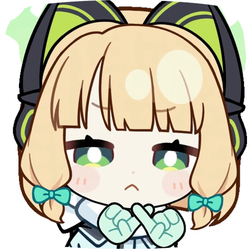 🙅‍♀️ Стикер «Saiba Midori Blue Archive» для Telegram