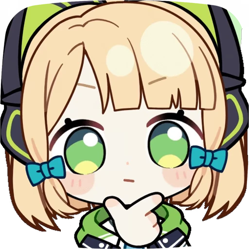 🤔 Стикер «Saiba Midori Blue Archive» для Telegram