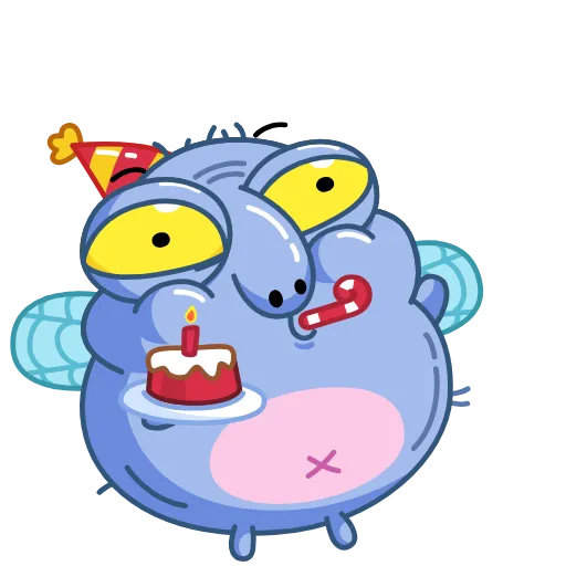 🥳 Эмодзи «Муха Миха» для Telegram