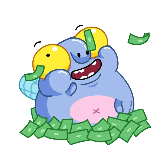 🤑 Эмодзи «Муха Миха» для Telegram