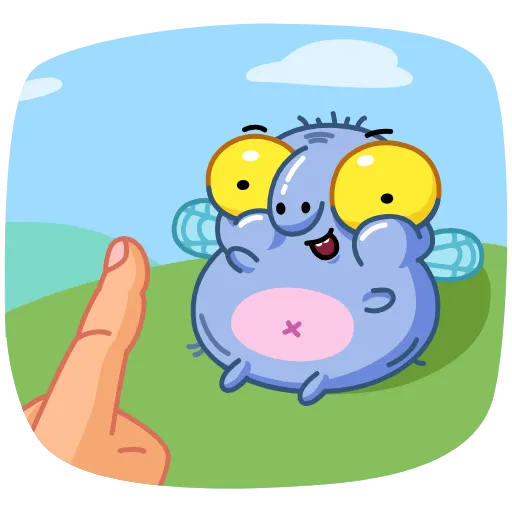 ☺️ Эмодзи «Муха Миха» для Telegram
