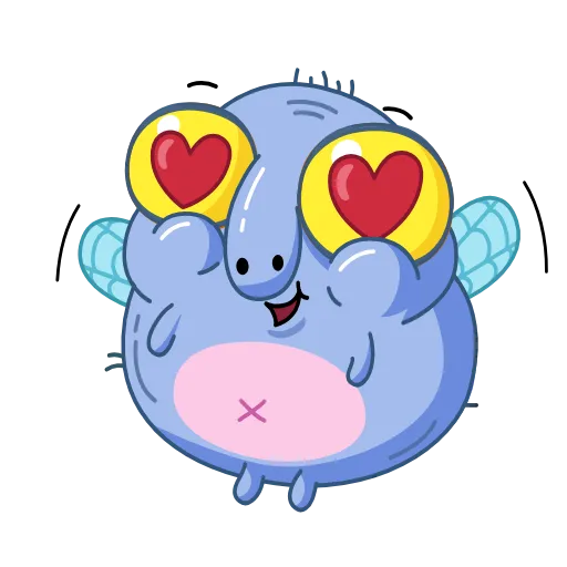😍 Эмодзи «Муха Миха» для Telegram
