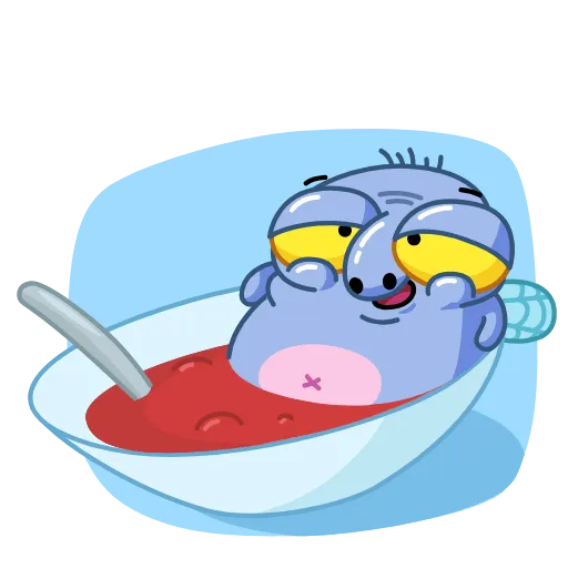 🛀 Эмодзи «Муха Миха» для Telegram