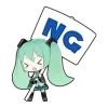 🙅 Эмодзи «Ⲙⲓⲕυ Ⲏⲁⲧⲋυⲛⲉ» для Telegram