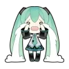 😭 Эмодзи «Ⲙⲓⲕυ Ⲏⲁⲧⲋυⲛⲉ» для Telegram