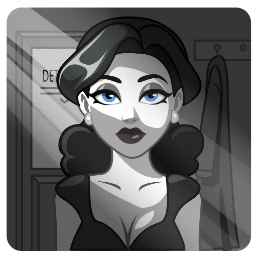 💋 Эмодзи «Lady Noir» для Telegram