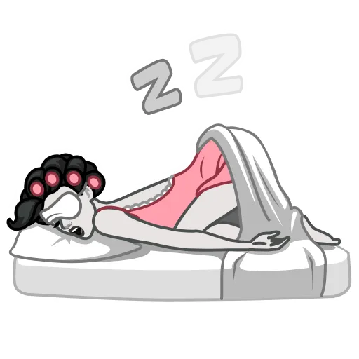 😴 Эмодзи «Lady Noir» для Telegram