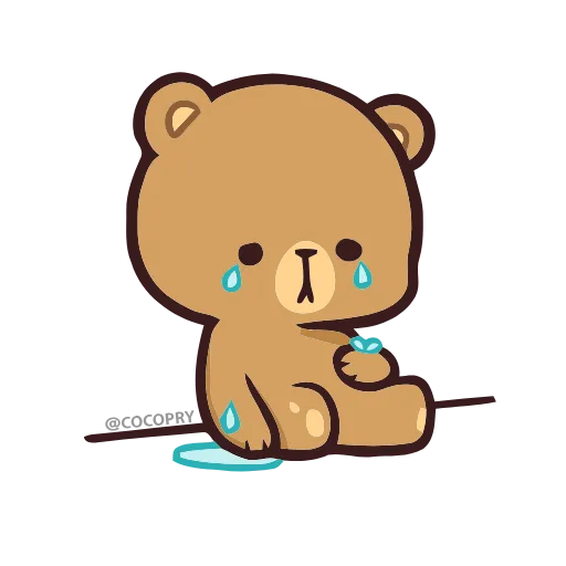 😭 Эмодзи «Milk Mocha Emoji» для Telegram