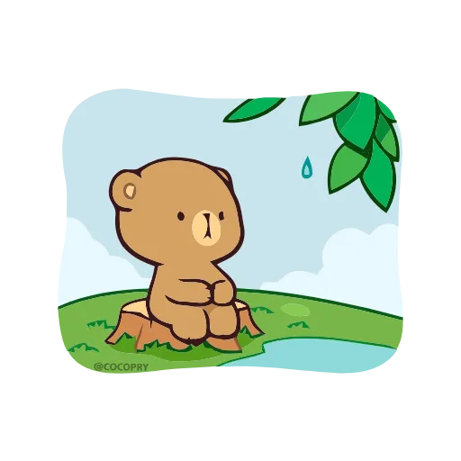 😞 Эмодзи «Milk Mocha» для Telegram