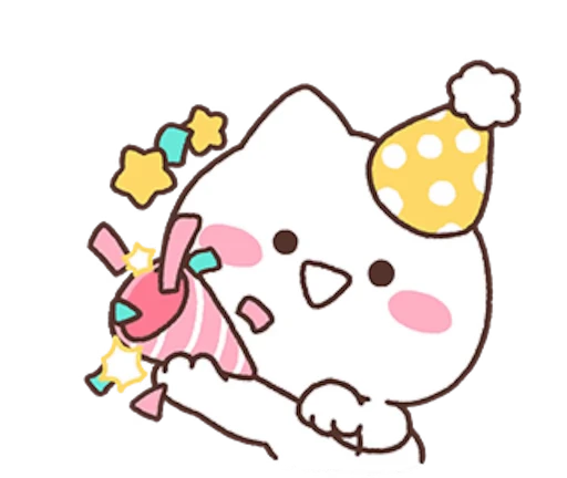 Стикерпак Mimi and Neko для Telegram — скачать