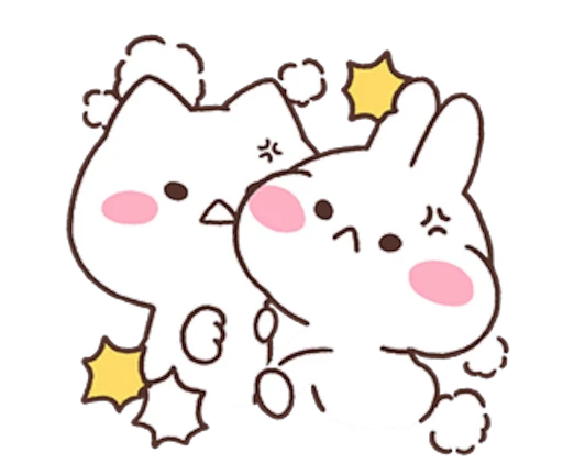 😤 Стикер «Mimi and Neko» для Telegram