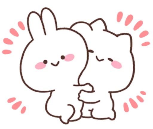 🥰 Стикер «Mimi and Neko» для Telegram