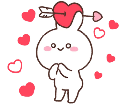 ❤️ Стикер «Mimi and Neko» для Telegram