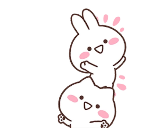 🥳 Стикер «Mimi and Neko» для Telegram