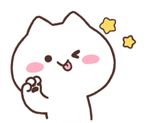 👋 Стикер «Mimi and Neko» для Telegram