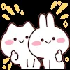 👍 Эмодзи «Mimi And Neko» для Telegram